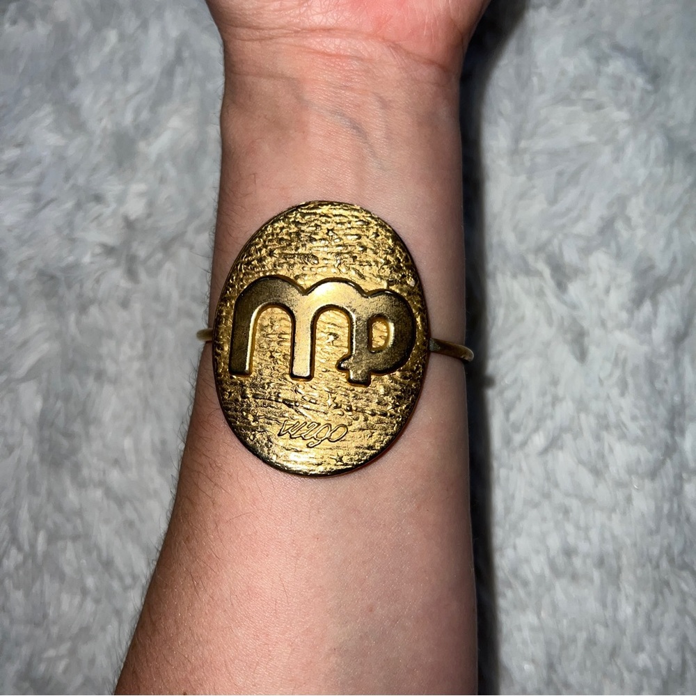 Gold Virgo Cuff